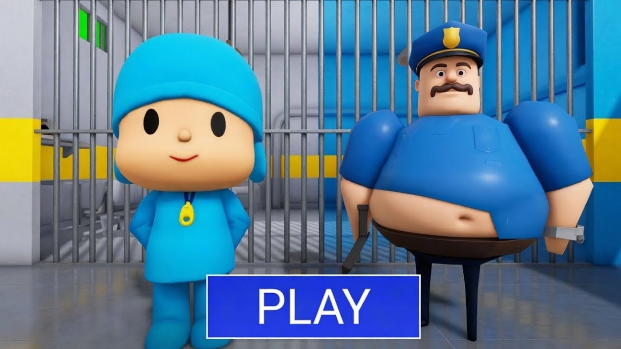 Pocoyo Jailbreak Obby! 😄 Escape the Big Fat Cop – Roblox Adventure!