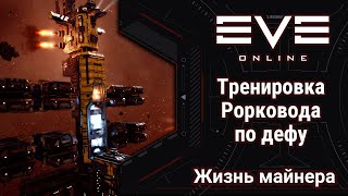 EVE Online: Rorqual тренировка дефа от флота БОБРОВ | ОЧЕНЬ ВАЖНОЕ видео для РОРКОВОДОВ и не только