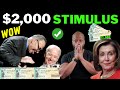 JUST SIGNED!! $2000 Third Stimulus Check Update + [EXECUTIVE ORDERS]