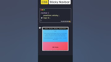 CSS Position Property | Sticky in CSS | CSS Tutorial |CSS Position | CSS Project | HTML  CSS Project