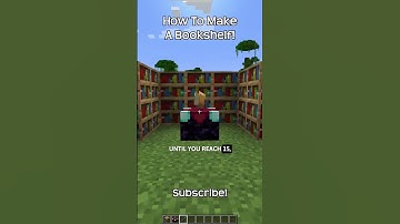How To Make A Bookshelf In Minecraft?!
