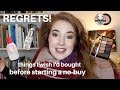 WHAT I REGRET NOT BUYING BEFORE MY NO-BUY YEAR | Hannah Louise Poston | MY NO-BUY YEAR