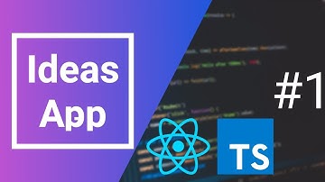 Ideas App (ReactJS, Typescript) #1 - Login form