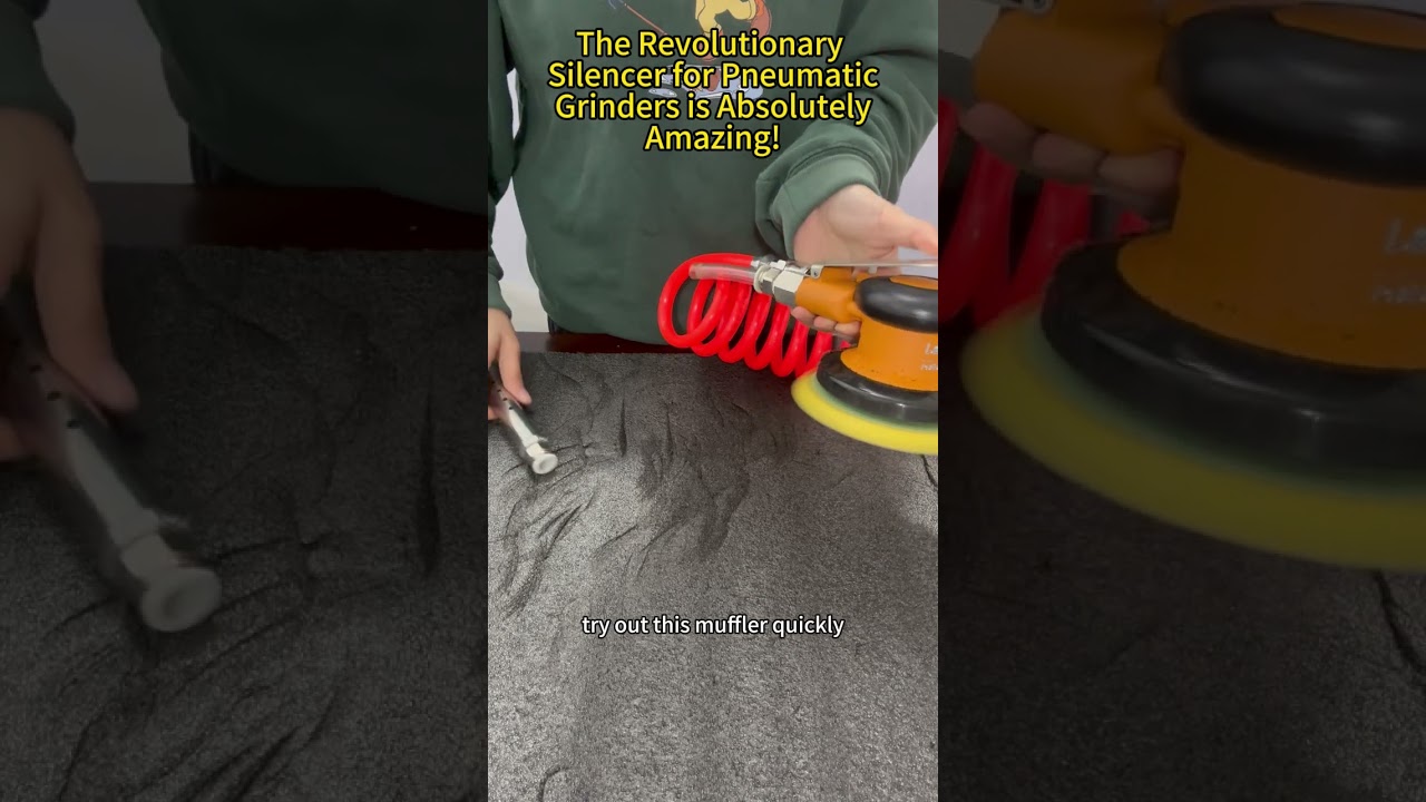 The Revolutionary Silencer for Pneumatic Grinders is Absolutely Amazing!