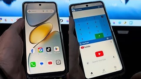 How to split screen on tecno spark go 1S