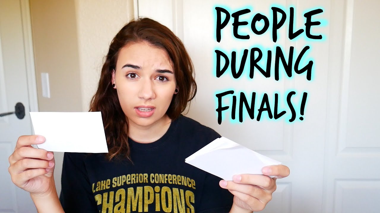 Types of People During Finals