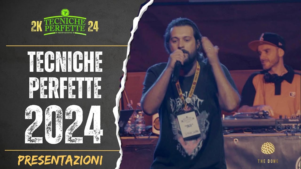 PRESENTAZIONI MC's - FINALISSIMA TECNICHE PERFETTE 2024 - Freestyle Rap Battle