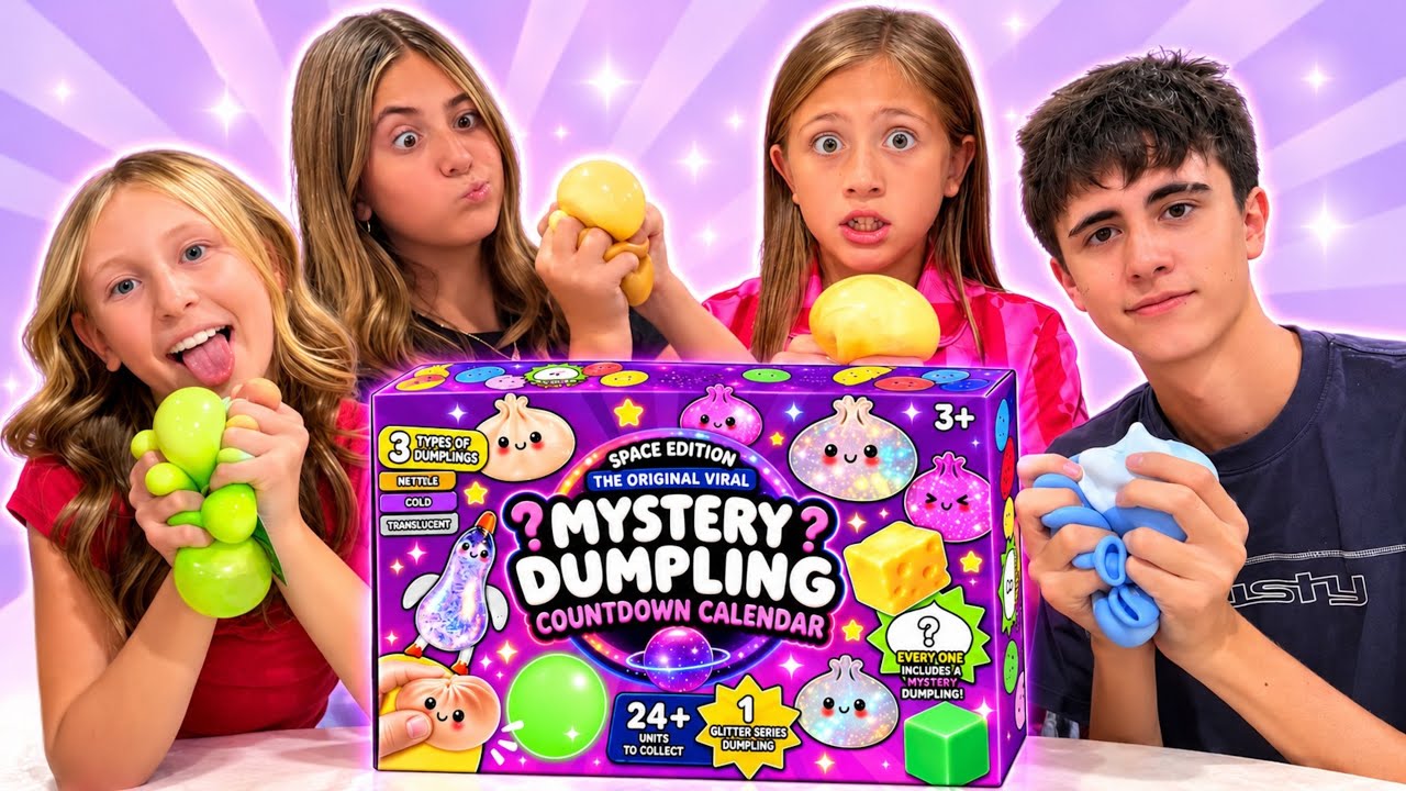 We Opened an ENTIRE Squishy Advent Calendar in ONE DAY! Who Got The RARE One?!
