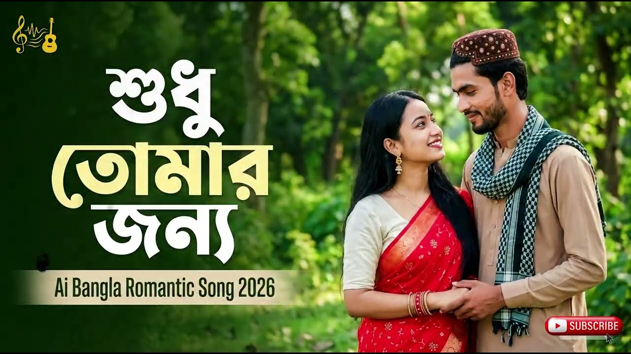 শুধু তোমার জন্য ❤️ | Emotional Bengali Love Song 2026 | Soft Romantic Bangla Song
