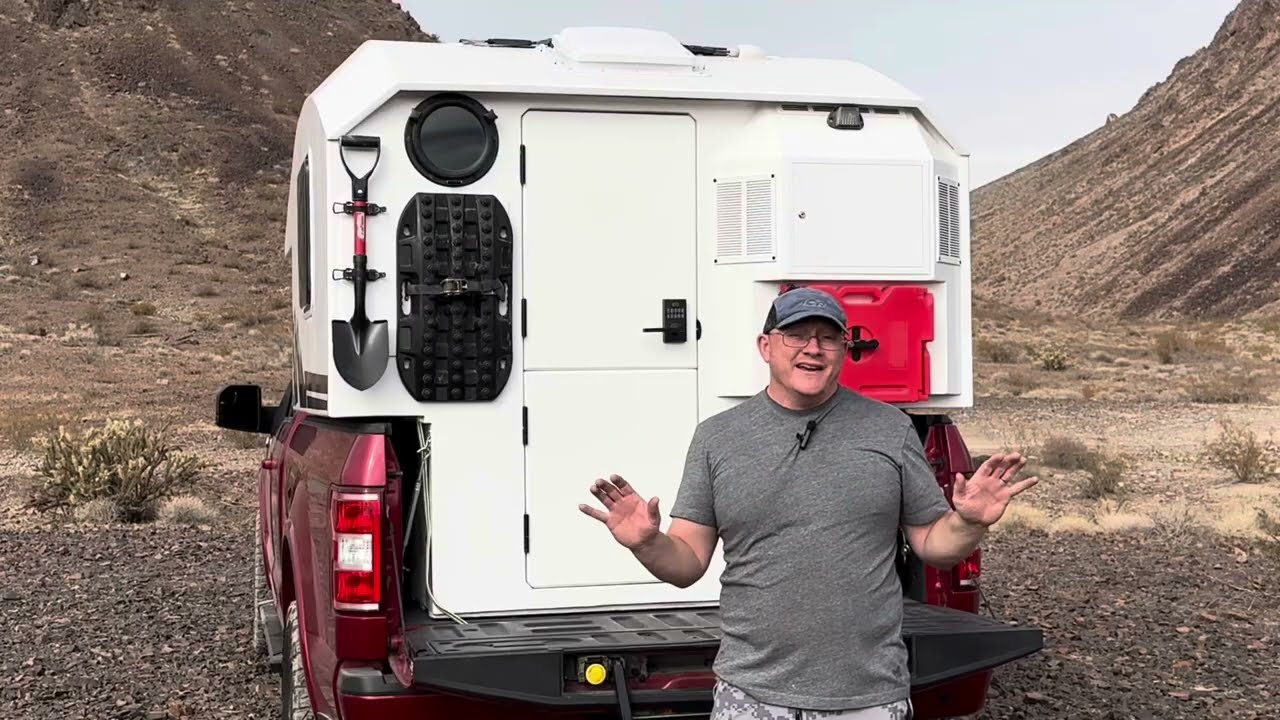 I Built This Lightweight and Aerodynamic Truck Camper In My Garage | Full Tour