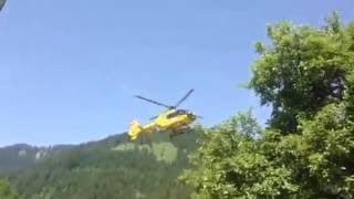 Hubschrauber Eurocopter Ec 135 - Start In Elbingenalp