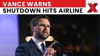 Vance Warns Shutdown Till Thanksgiving Could Be ‘Disaster’ for Airline Industry | NewsX
