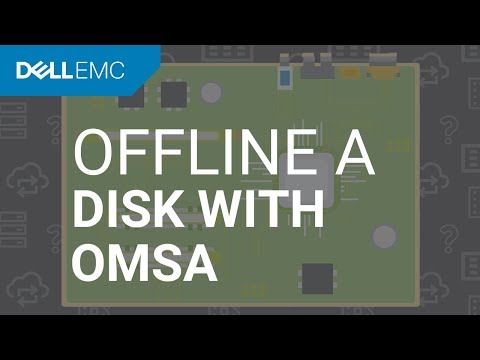 Offline a Disk With OpenManage Server Administrator (OMSA)