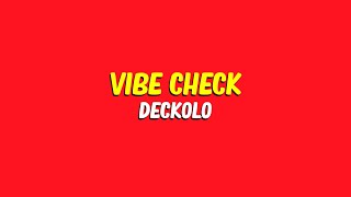 VIBE CHECK (Lyric Video)