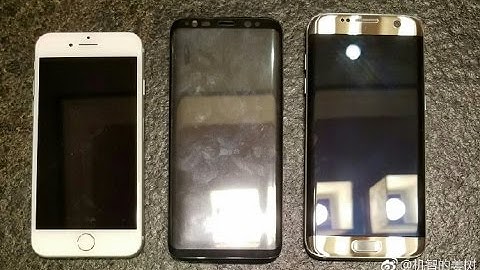 SAMSUNG GALAXY S8 VS iPhone 7 VS Galaxy S7 Edge Size Comparison!!!!!