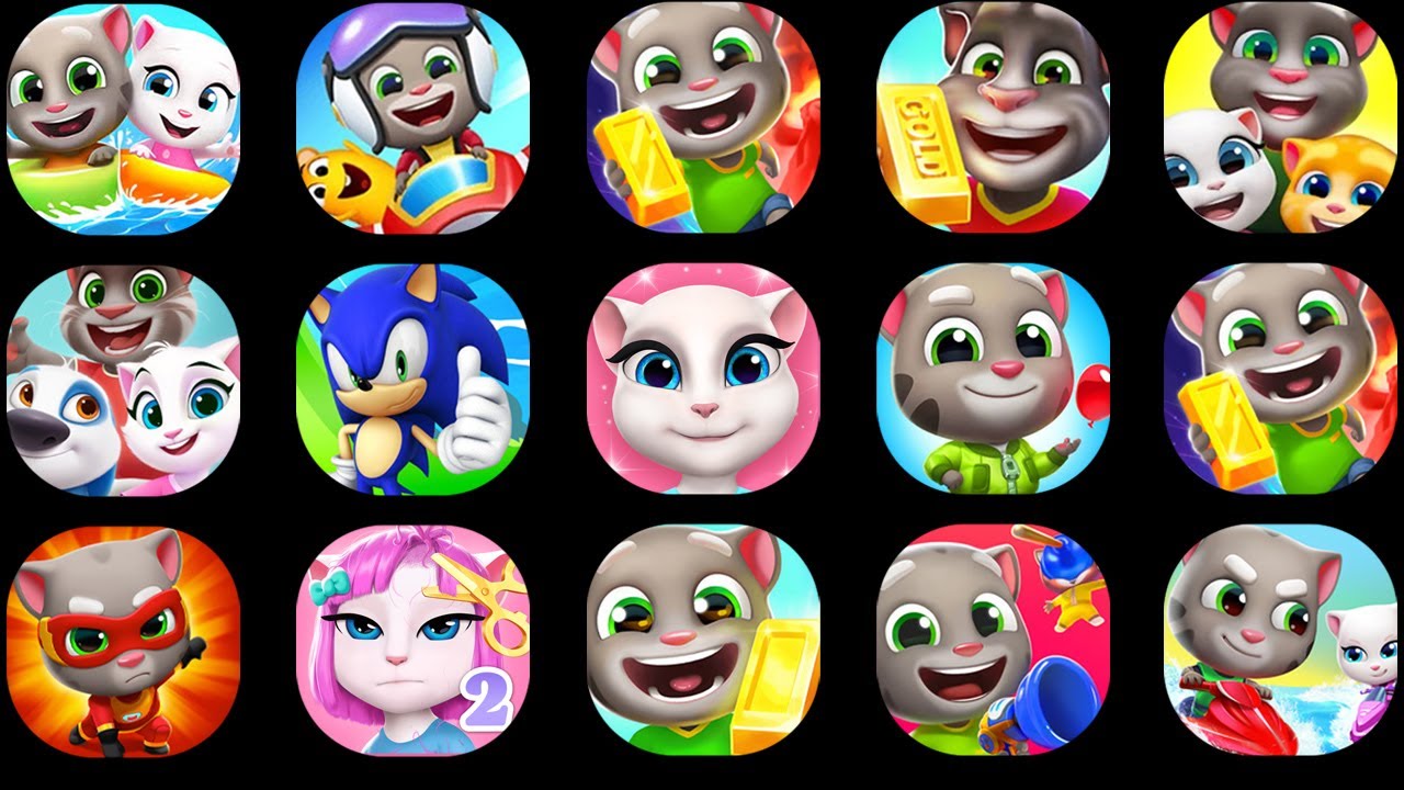 Talking Tom Friends2 , Tom & Frends ,My talking tom 4,Tom Gold Run,Tom ...