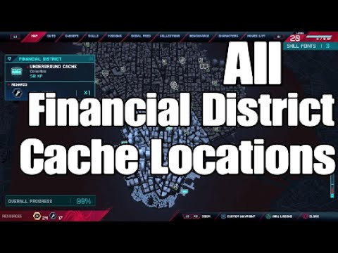 All Financial District Cache Locations| Spider-Man Miles Morales
