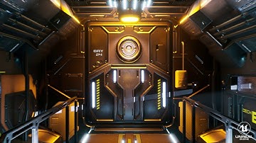 UE 4 sci fi corridor