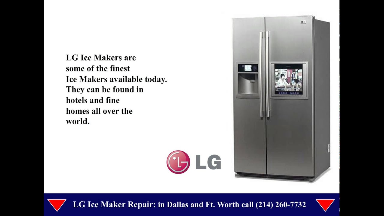LG ice maker repair Dallas - YouTube
