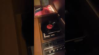 Make offer on vintage Sears silvertone stereo AM FM radio with automatic for Speed Record changer.