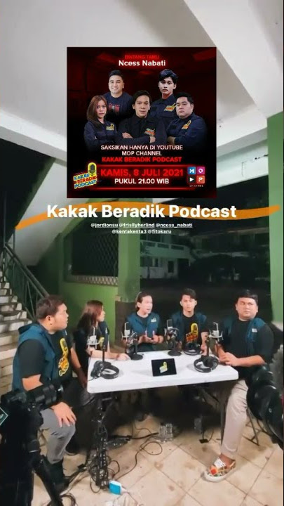 Yuk bentar lagi!! Kakak beradik podcast di mop channel