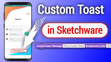 How to Make Custom Toast in Sketchware | sketchware me custom toast kaise banaye