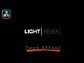 Create CINEMATIC Light Reveal Text Effect in DaVinci Resolve | Fusion Tutorial