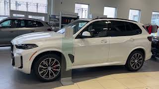 2024 BMW X5 40i M sport package with Mineral White