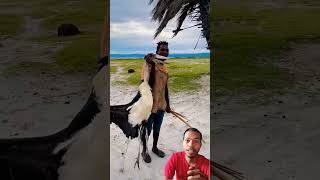 Hunted A Bird Bigger Than Himself Hadzabe Tribe Hunters