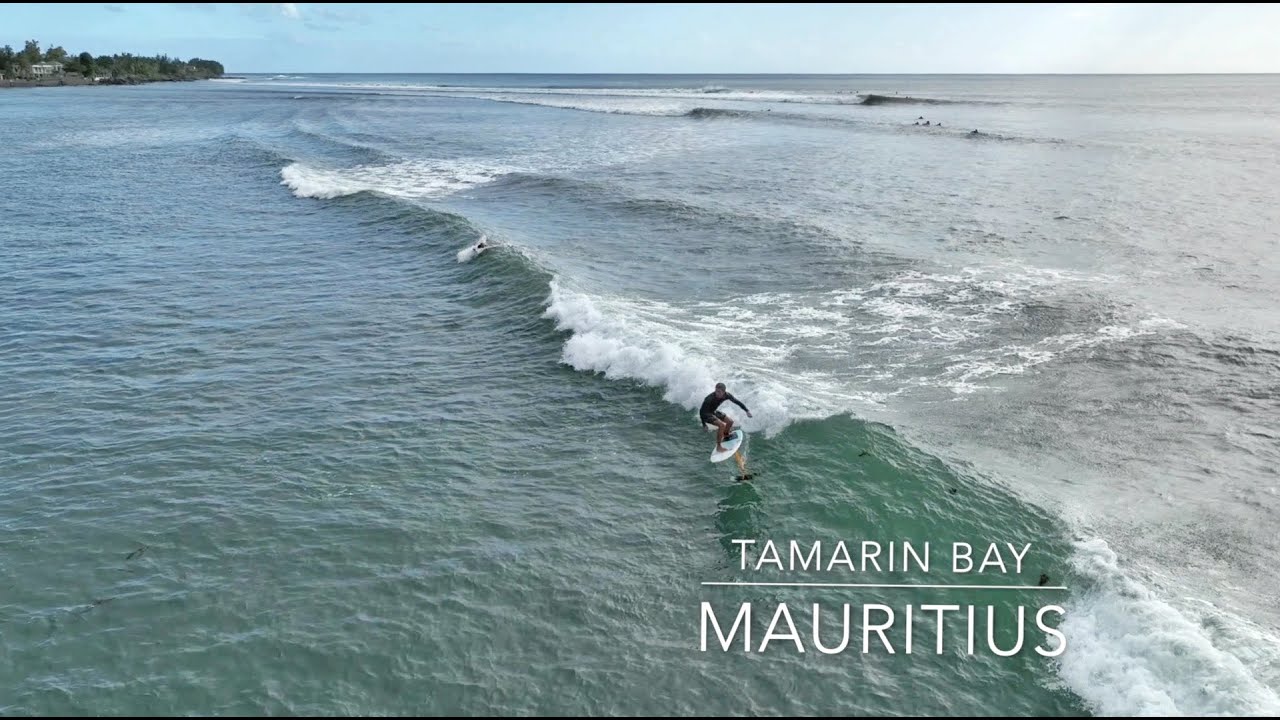 Surf foil in Tamarin Bay, Mauritius YouTube