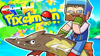 FINALLY GOT MY WATER TYPE! - Crew Pixelmon Season 4 Episode 21 (Minecraft Pokemon Mod) screenshot 5
