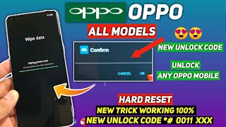 All Oppo Reset Password How to fix forgot lockscreen Password Any Oppo Phone Wipe Data 100% Working