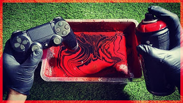 Hydro dipping PS4 controller, PewDiePie Style!