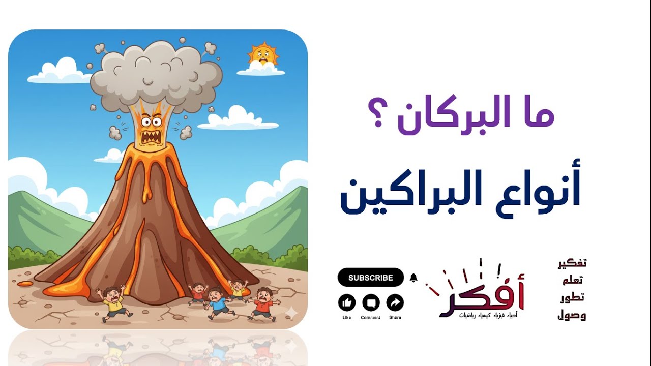 أنواع البراكين الثلاثة - المركبة - الدرعية - المخروطية شرح مبسط لطلاب ثالث ثانوي | علم الأرض والفضاء