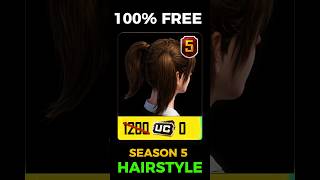 Get Free SEASON - 4 Hairstyle 🔥😱 Free Redeem Now 🔥 #pubgmobile #shorts #hairstyle