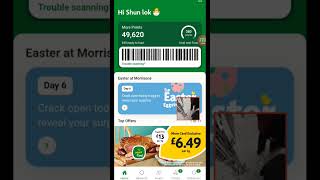 Morrisons More Rewards Easter Eggstravagnza Collectors My Points Boosters Points Card History