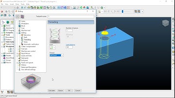 AUTODESK POWERMILL THREADING TOOL PATH