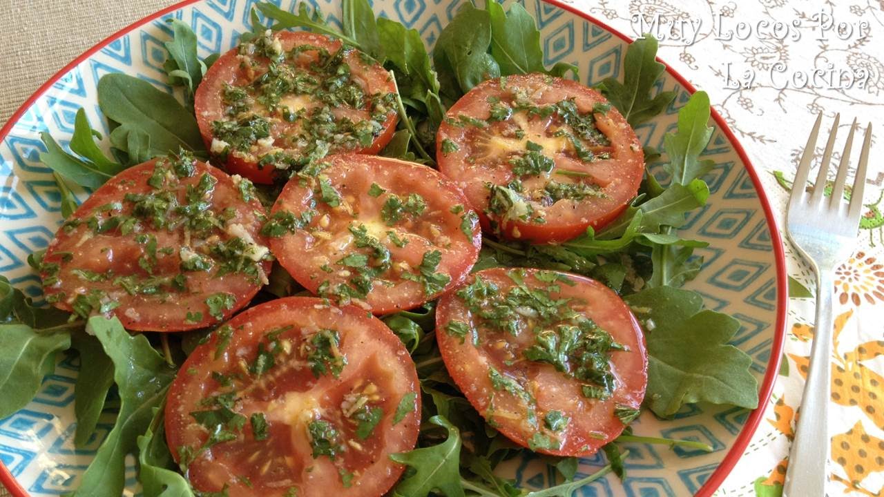 Ensalada de Tomates al Estilo Egipcio - YouTube