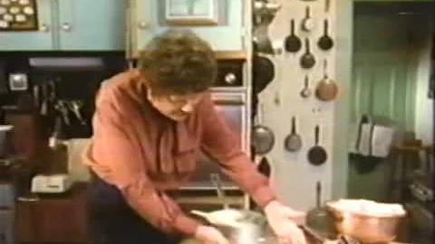 Julia Child Burns Food