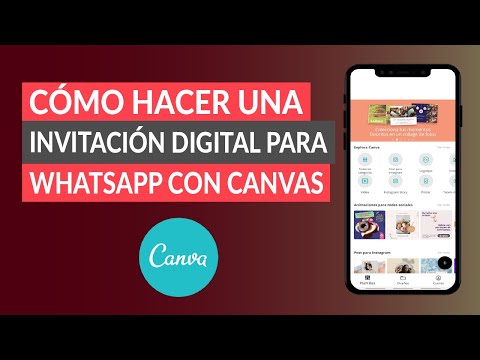 Cómo Hacer una Invitación Digital o Virtual para WhatsApp en Android con Canva