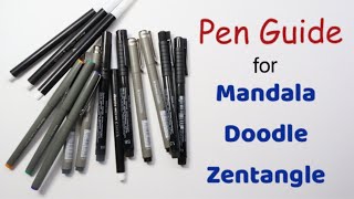 Which pen is used for mandla art for beginners? - Quora