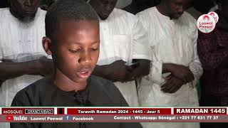 Tarawih Ramadan 2024 - Jour 5 - Beautiful Récitation by Mouhammad Bachir Diallo