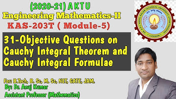 Objective Question Mathematics-2 | Mathematics 2 MCQ Questions | MCQ on Cauchy Integral Theorem
