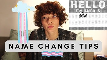 Transgender Non-Binary: Changing Your Name | #trans #transgender #lgbt