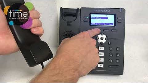 How to use the Sangoma s305 Handset