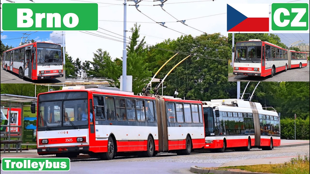 🇨🇿 BRNO TROLLEYBUS 2020 | Trolejbusy v Brně【4K】
