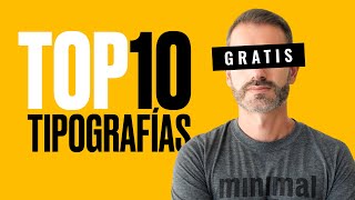 🔥 TOP TIPOGRAFÍAS y FUENTES GRATIS para diseño gráfico / Marco Creativo