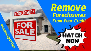 #CreditRepair👉🏽 Remove Foreclosure From Your Credit Report 😀 Step By Step Credit Repair Tips