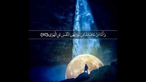آيات مباركة من سورة النازعات | القارئ : رعد الكردي