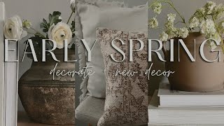 EARLY SPRING DECORATE WITH ME + STYLING NEW HOME DECOR